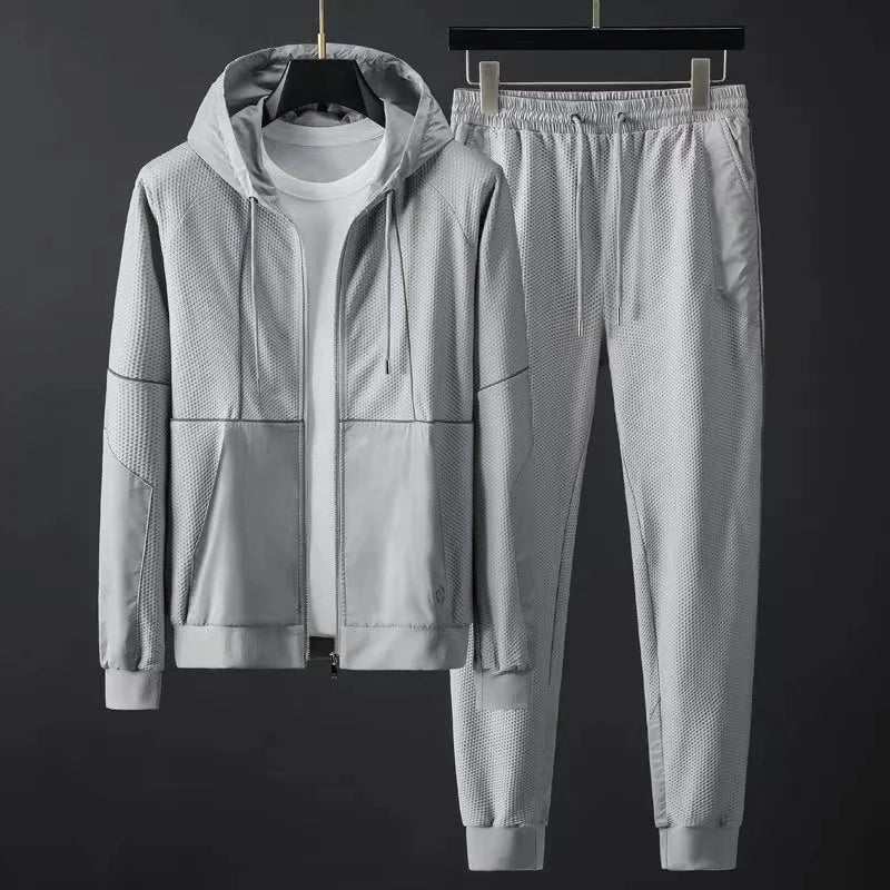 Dinamico Men's Mesh Athletic Tracksuit - 
Fashinoza