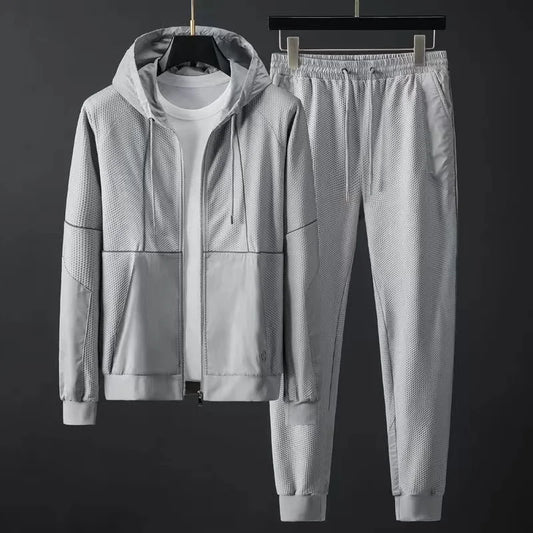 Dinamico Men's Mesh Athletic Tracksuit - 
Fashinoza