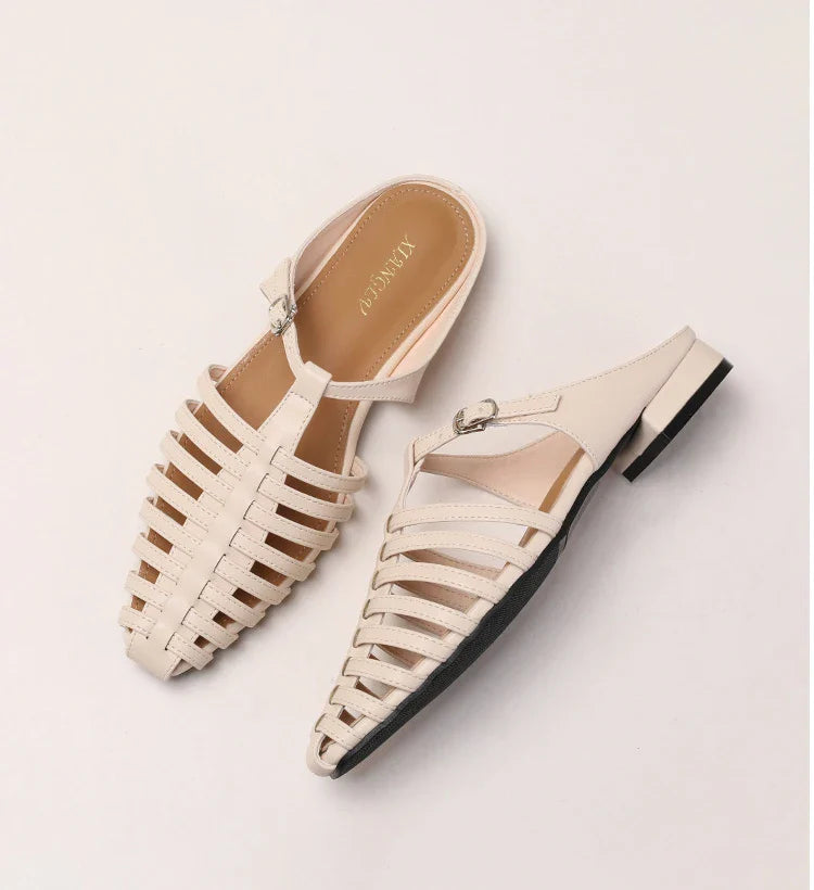 Women's Buckle Flat Shoes