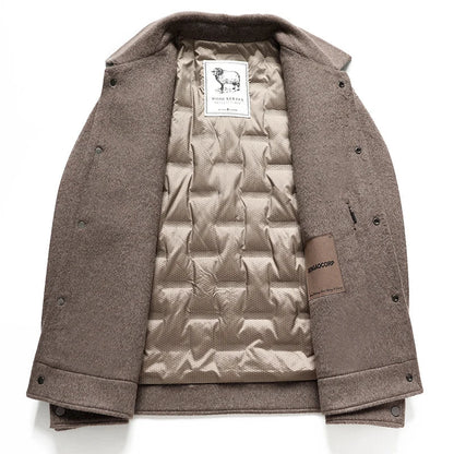 Mason | Minimalist Winter Wool-Blend Coat