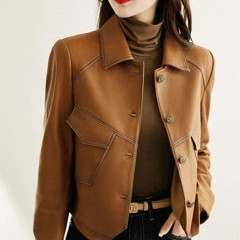 Women’s Romana Faux Leather Jacket