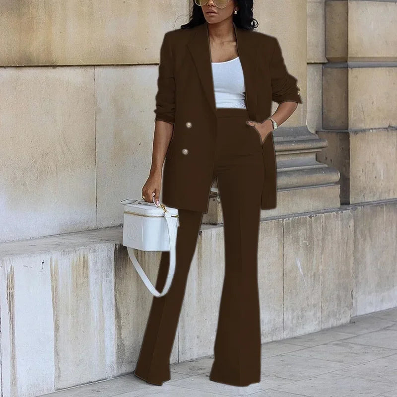 Lauren | Women’s Spring Double Breasted Blazer Pants Set