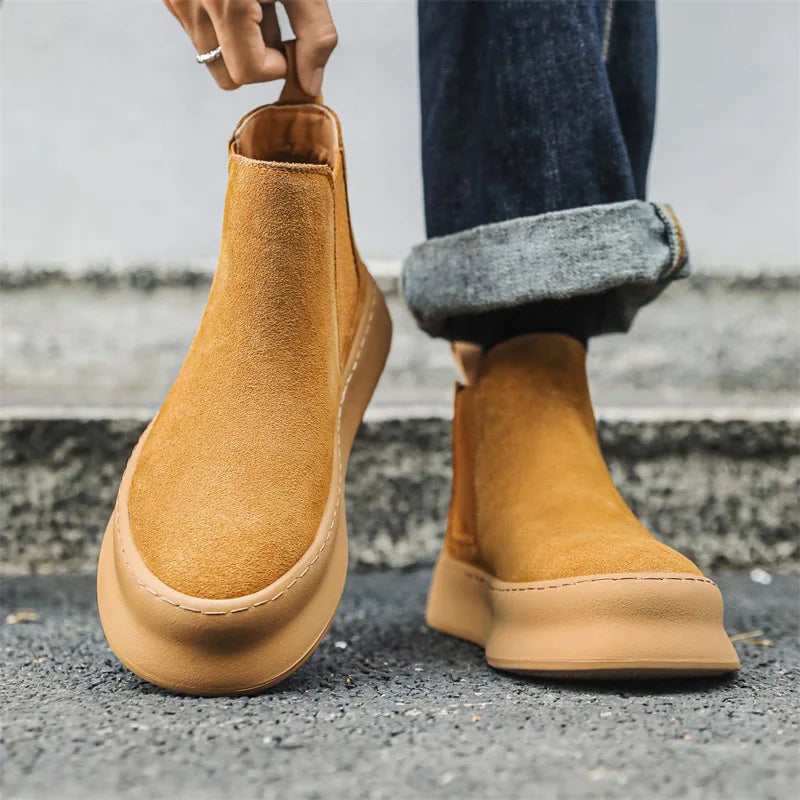 Marco Men's Suede Chelsea Boots