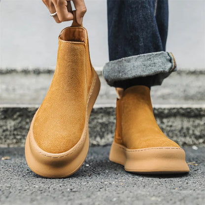 Marco Men's Suede Chelsea Boots