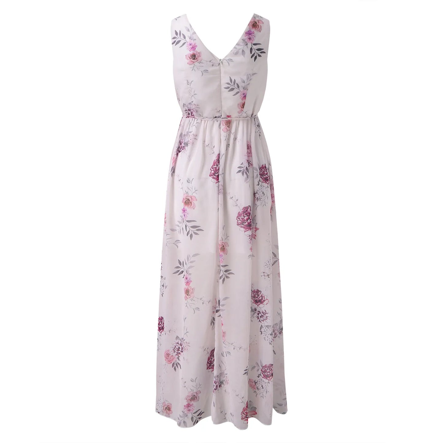Women's Elegant Maxi Dress Slit Detail