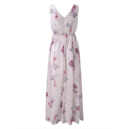 Women's Elegant Maxi Dress Slit Detail
