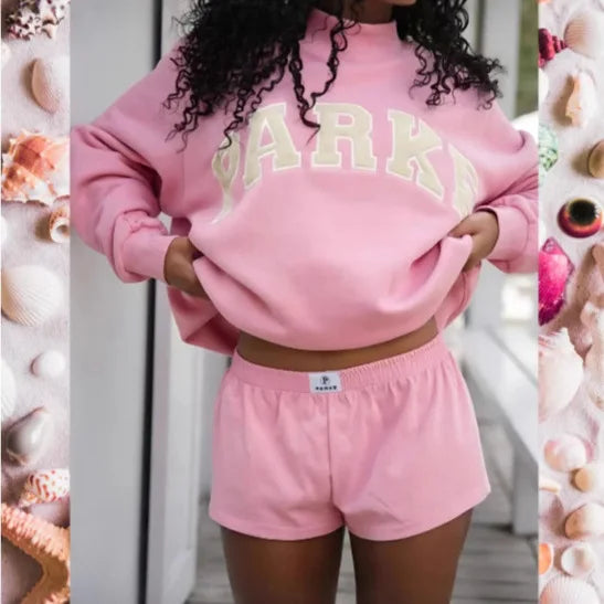 Women's Oversized Crew Neck Sweater - Fashinoza