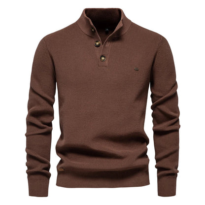Women's Buttoned Sweater Maple Wood