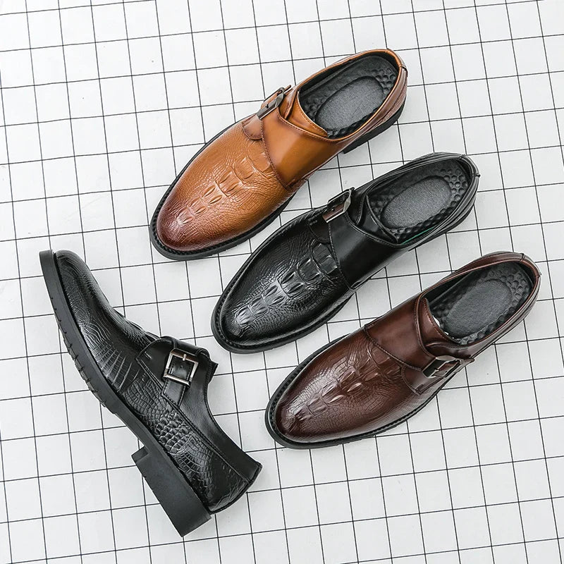Men's Zenvor Genuine Leather Shoes