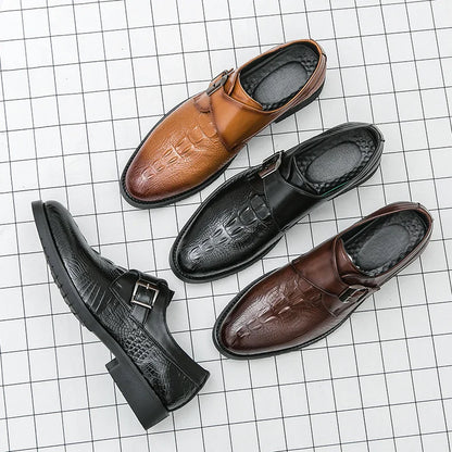 Men's Zenvor Genuine Leather Shoes