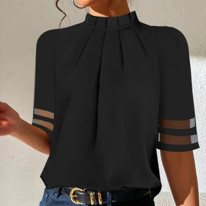 Women's Off Shoulder Blouse Flowy - Fashinoza