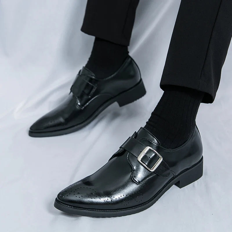 Men's Bucklor Genuine Leather Shoes