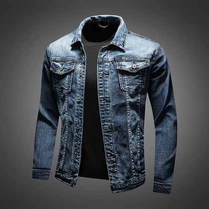 Urban Edge Men's Biker Jeans Denim Blue - Fashinoza