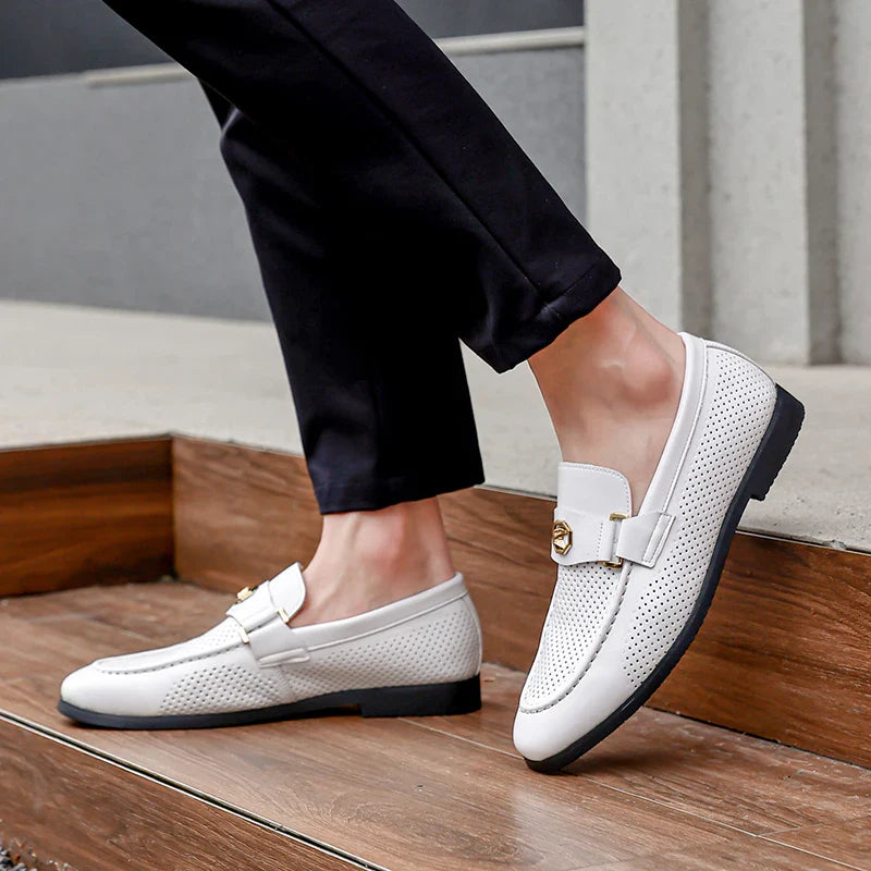 Valenco Men's Leather Loafers