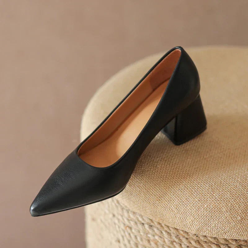 Orlena Leather Heels