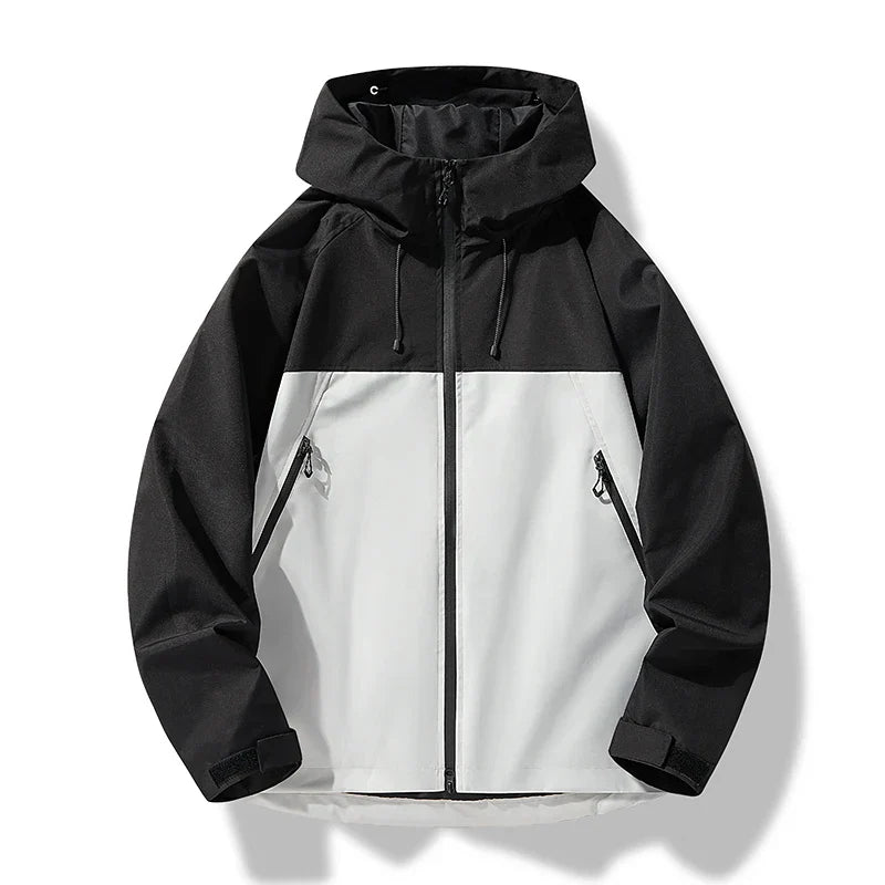 Luke | Men Spring Hooded Zip Front Jacket