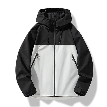 Luke | Men Spring Hooded Zip Front Jacket