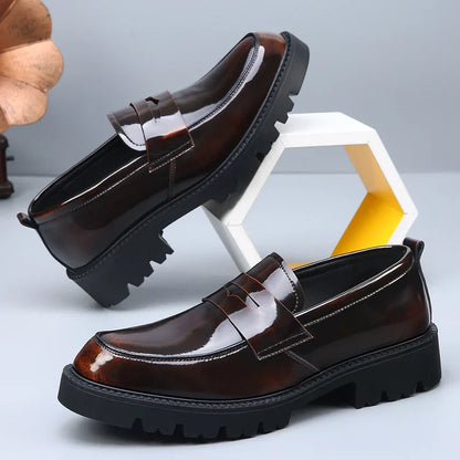 Men's Leather Dress Shoes Black