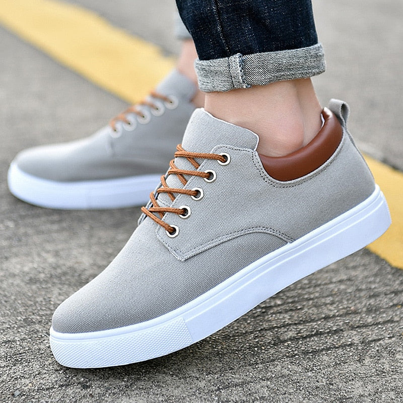 Men’s Two-Tone Lace-Up Sneakers