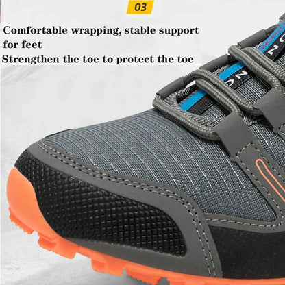 Orthopedic Men's Waterproof Hiking Shoes Non-Slip Outdoor Trekking Walking Sneakers