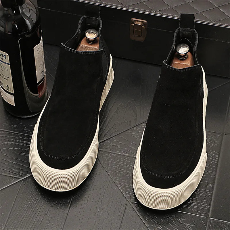 Matteo Men's Suede Chelsea Boot