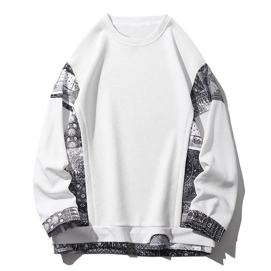Womens Bandana Print Sweatshirt - 
Fashinoza