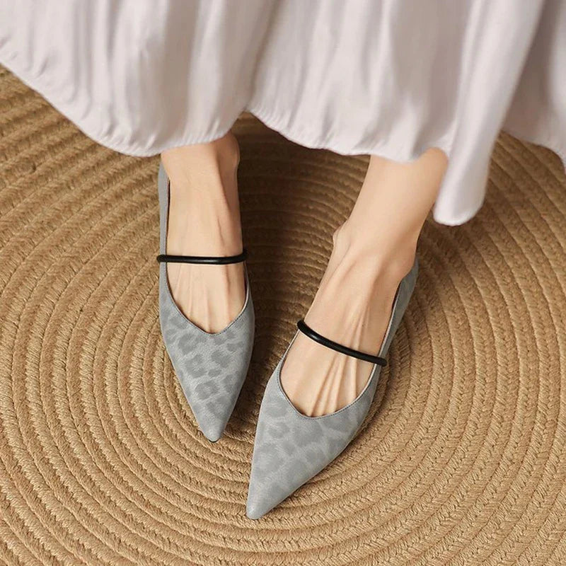 Calista Leather Flats
