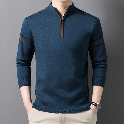 Houston Mens Quarter Zip Sweater