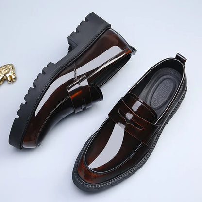 Men's Leather Dress Shoes Black