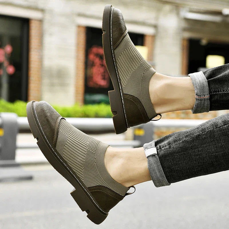 Men's Ace Leather Mesh Shoes