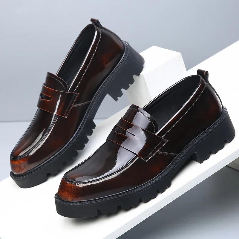 Men's Leather Dress Shoes Black