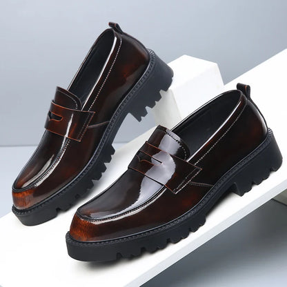 Men's Leather Dress Shoes Black