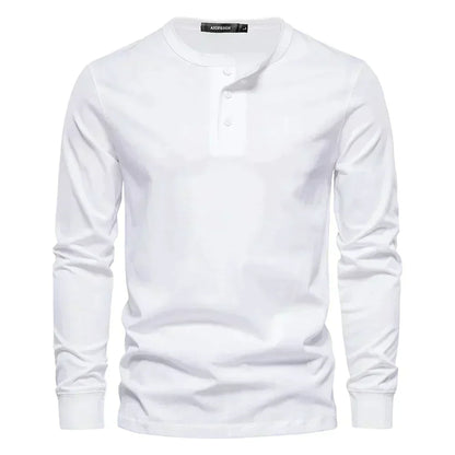 Nathan | Men Spring Long Sleeve Henley Top