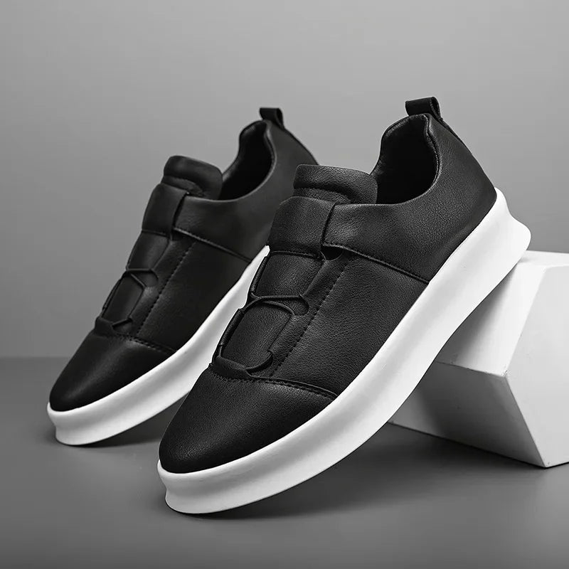 Men's Italian Leather Sneakers Marino