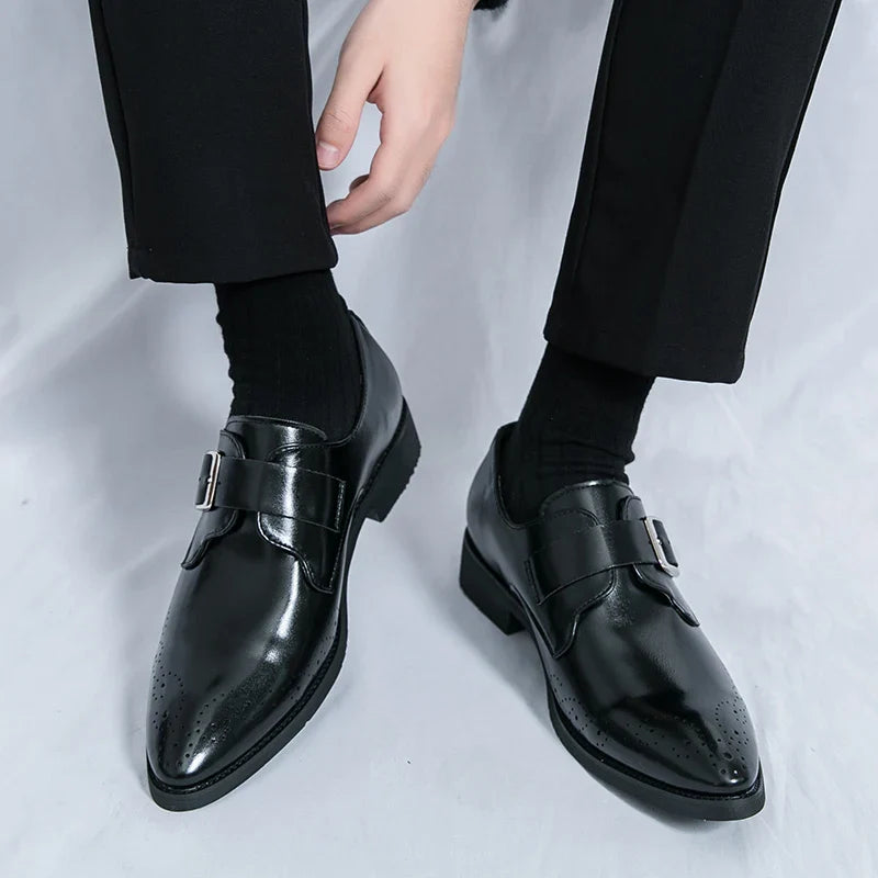 Men's Bucklor Genuine Leather Shoes