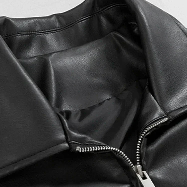 Alexander  | Men’s Oversized Leather Bomber Jacket