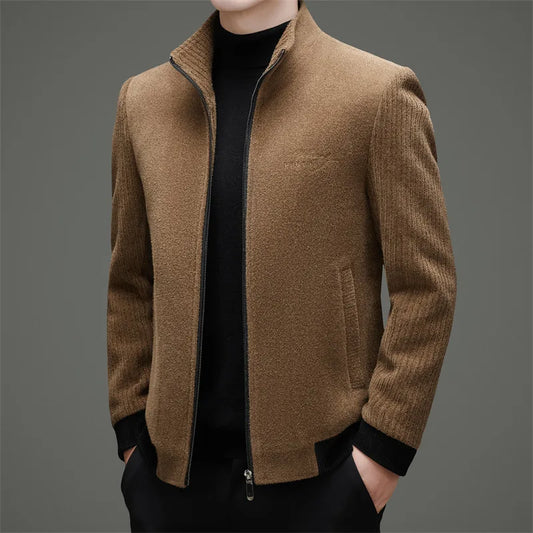 Sebastien Men's Wool Jacket - 
Fashinoza