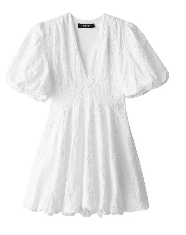 Women's Floral Dress Romantic Style