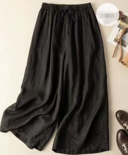 Women's Relaxed Wide Leg Pants - Fashinoza