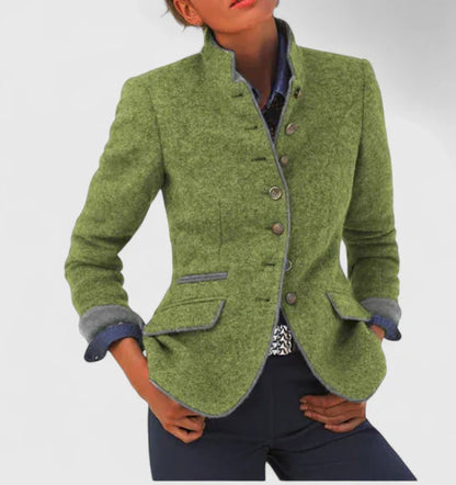 Daisy | Women’s Tailored Classic Stand Collar Jacket