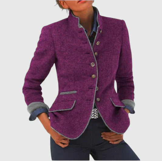 Daisy | Women’s Tailored Classic Stand Collar Jacket