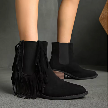 Women's Fringe Ankle Boots