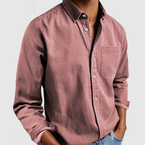 Gualtiero Men's Cotton Autumn Shirt
