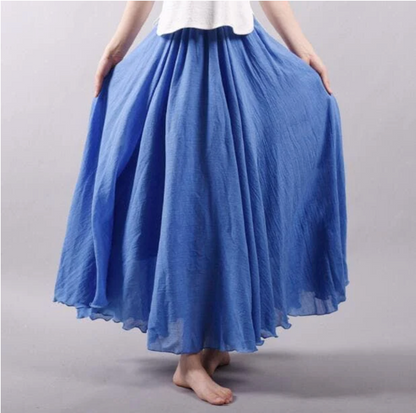 Women's Flowy Summer Skirt - Fashinoza