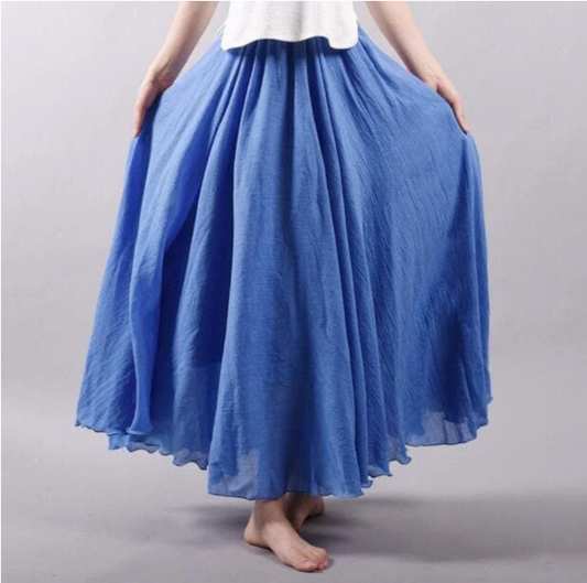 Women's Flowy Summer Skirt - Fashinoza