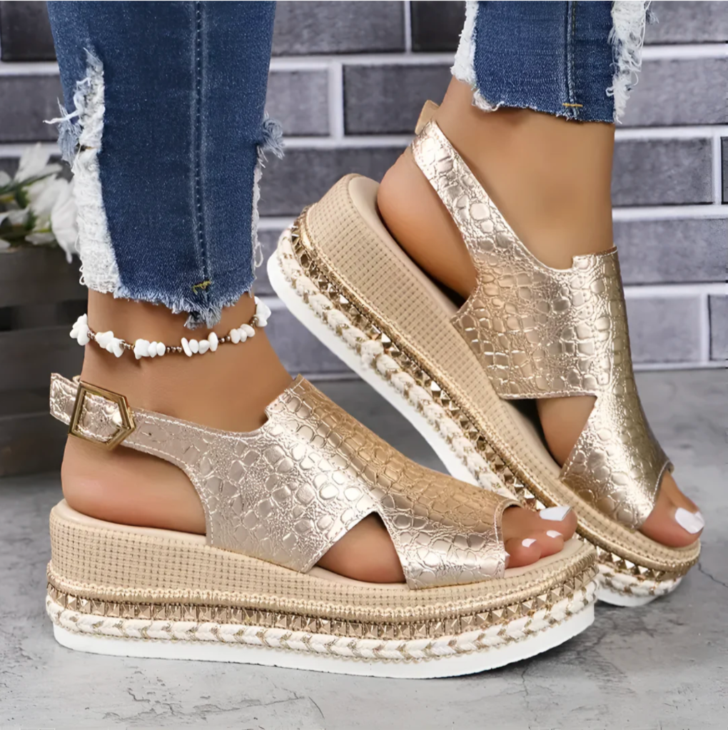 Women's Wedge Heel Sandals Comfortable Summer Fashion - Fashinoza