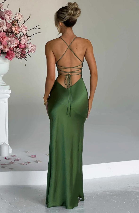 Lilly Women's Maxi Dress Thigh-High Slit