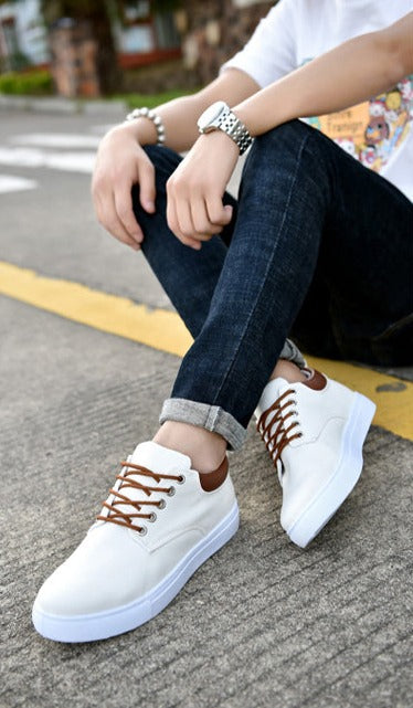 Men’s Two-Tone Lace-Up Sneakers