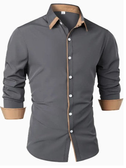 Men's Long Sleeve Casual Shirt Lightweight Breathable