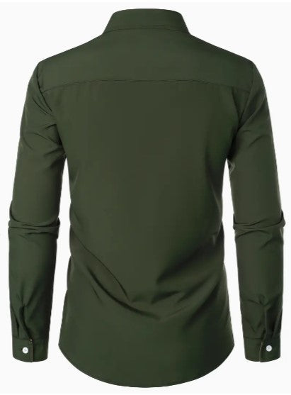 Men's Long Sleeve Casual Shirt Lightweight Breathable